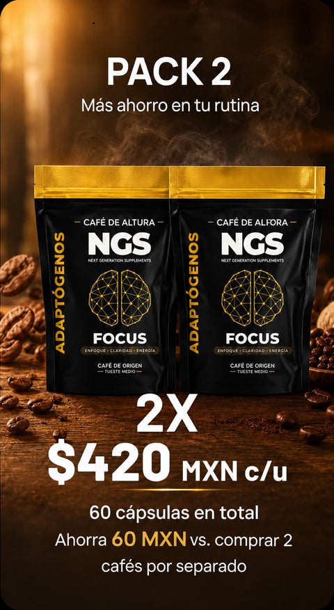 NGS Café — pack de 30 cápsulas (30 días)